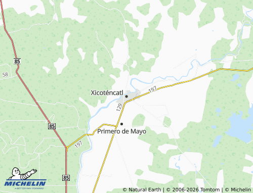 MICHELIN Xicoténcatl map - ViaMichelin