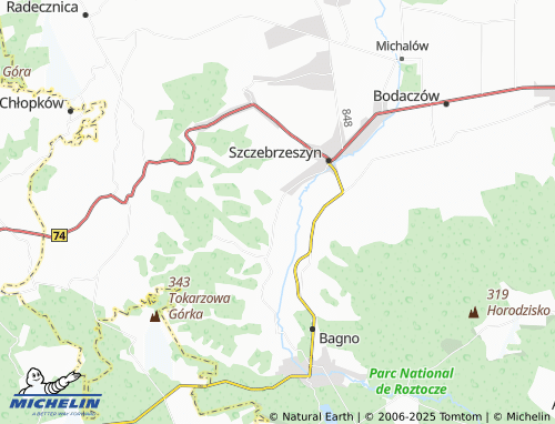 MICHELIN Kawęczyn map - ViaMichelin