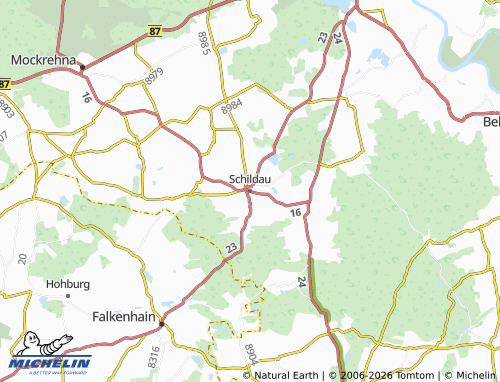 Mappa MICHELIN Schildau - ViaMichelin