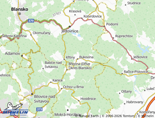 Kaart MICHELIN Bukovina - ViaMichelin
