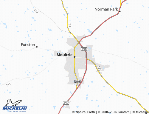 Mappa MICHELIN Moultrie - ViaMichelin