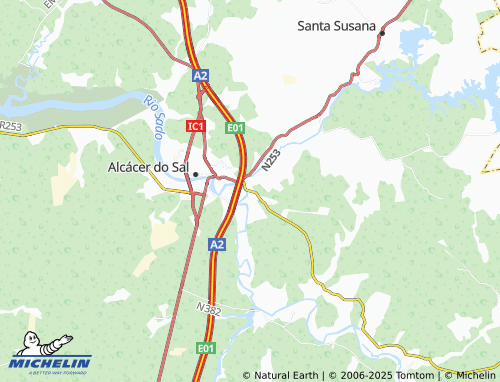 MICHELIN Barrosinha map - ViaMichelin