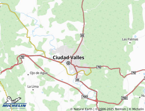 MICHELIN Unidad Habitacional Militar map - ViaMichelin