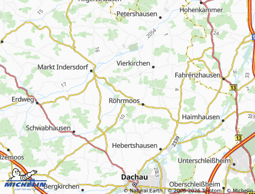 Mappa MICHELIN Großinzemoos - ViaMichelin