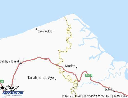 MICHELIN Tanjong Meunye map - ViaMichelin