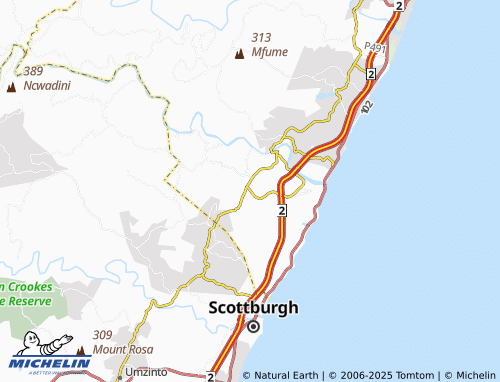 MICHELIN Roseneath map - ViaMichelin