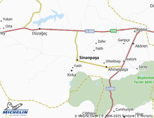 MICHELIN Öğretmenler map - ViaMichelin