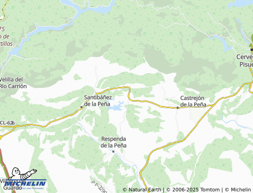 MICHELIN Tarilonte de la Peña map - ViaMichelin
