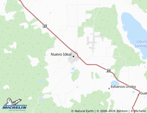 Mapa MICHELIN Nuevo Ideal - ViaMichelin