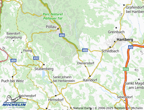 MICHELIN-Landkarte Schönau - ViaMichelin