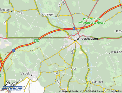 MICHELIN Bargloy map - ViaMichelin