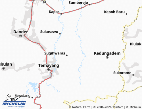 Mapa MICHELIN Glagah Wangi - ViaMichelin