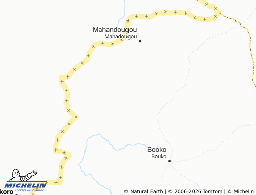 MICHELIN-Landkarte Boningbé - ViaMichelin