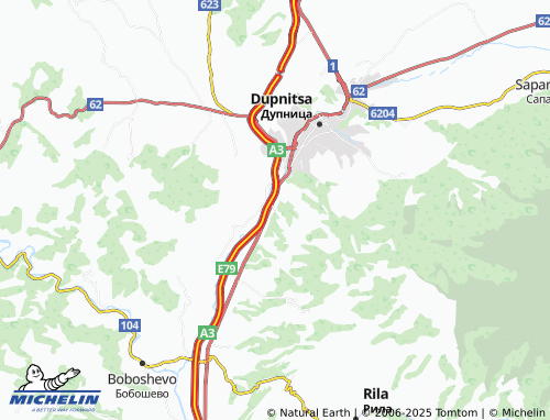 MICHELIN Dzherman map - ViaMichelin