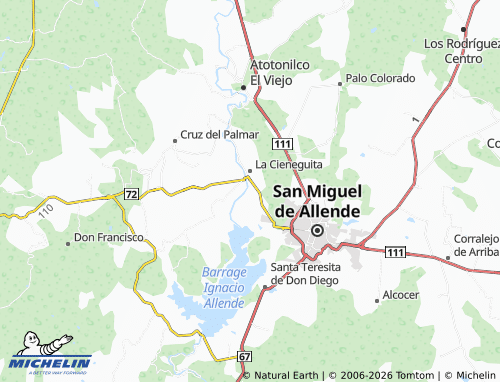 Mappa MICHELIN San Rafael - ViaMichelin