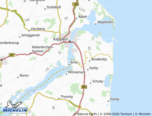 MICHELIN Kopperby map - ViaMichelin