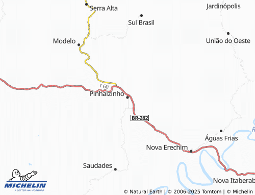 MICHELIN Pinhalzinho map - ViaMichelin