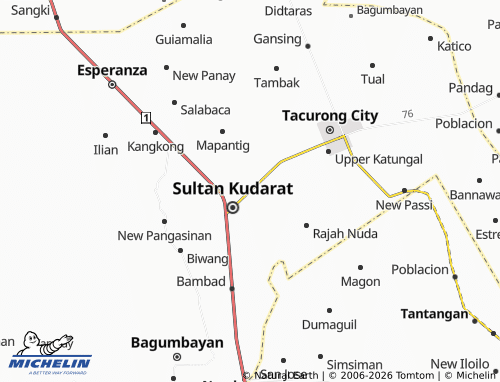 MICHELIN Sampao map - ViaMichelin