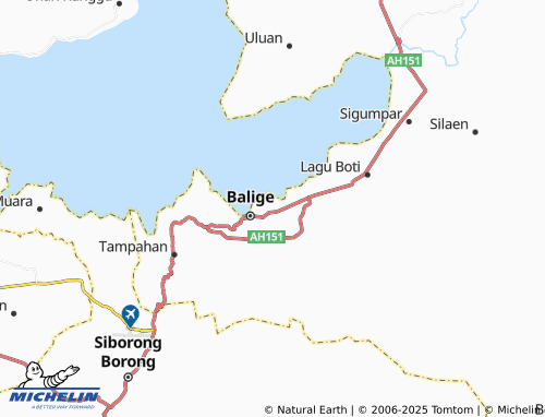 MICHELIN Sibola Hotangsas map - ViaMichelin