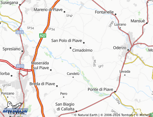 Mapa MICHELIN Stabiuzzo - ViaMichelin