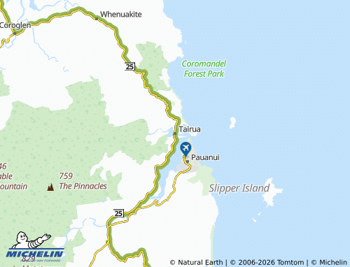 Mapa MICHELIN Tairua - ViaMichelin