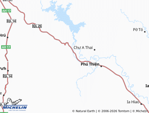 Mapa MICHELIN Ayun Hạ - ViaMichelin
