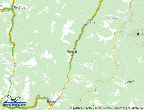 MICHELIN-Landkarte Roncal - ViaMichelin