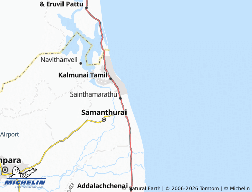 Kaart MICHELIN Sainthamaruthu 04 - ViaMichelin
