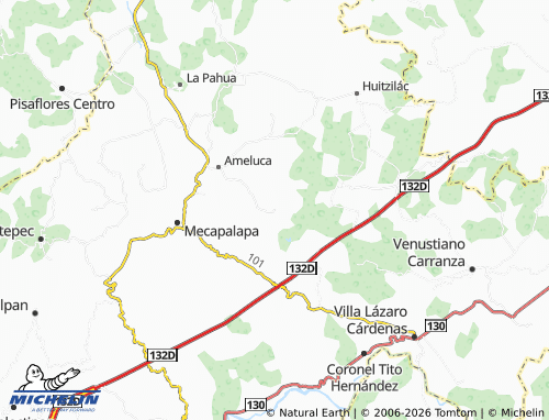 MICHELIN Ignacio Zaragoza map - ViaMichelin