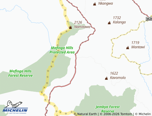 MICHELIN Chisenga map - ViaMichelin