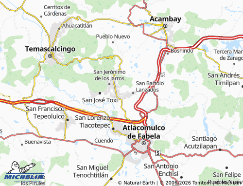 Mapa MICHELIN Chosto de los Jarros - ViaMichelin