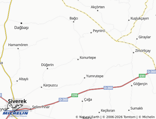 Mappa MICHELIN Konurtepe - ViaMichelin