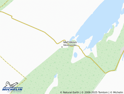 MICHELIN Mel'nikovo map - ViaMichelin