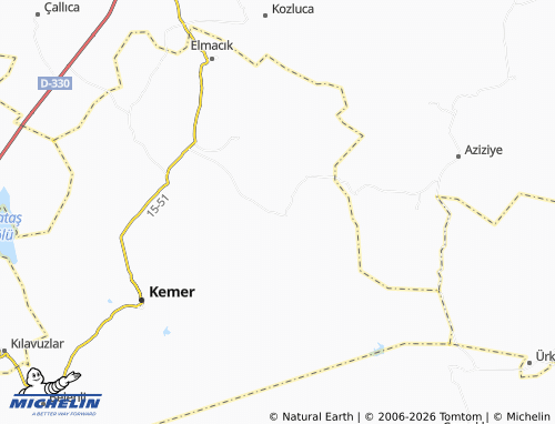 Mappa MICHELIN Akçaören - ViaMichelin