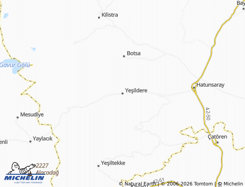 Mappa MICHELIN Yeşildere - ViaMichelin
