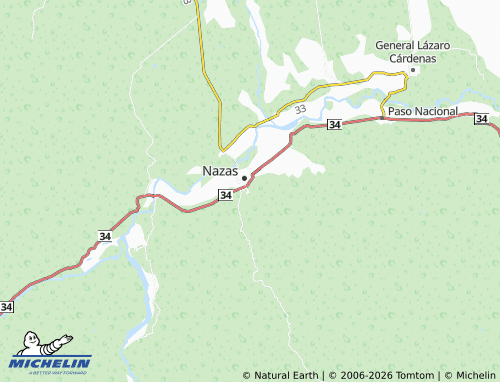 MICHELIN Carlos Salinas de Gortari map - ViaMichelin