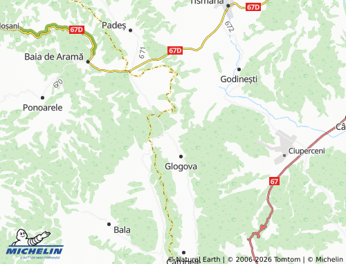 Mappa MICHELIN Cămuiești - ViaMichelin