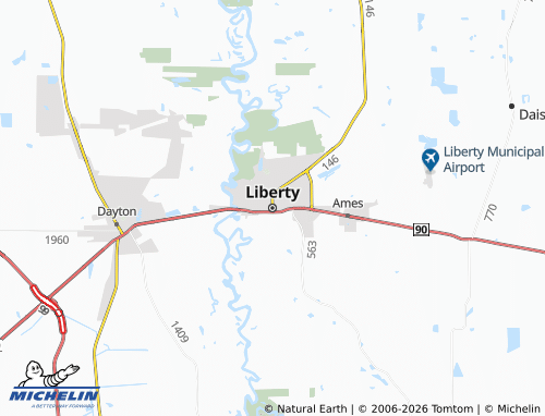 Carte MICHELIN Liberty - ViaMichelin