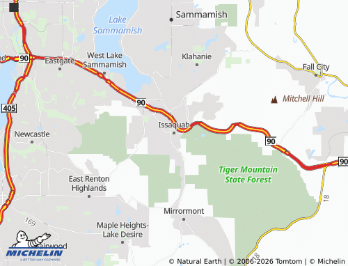 Mappa MICHELIN Issaquah - ViaMichelin