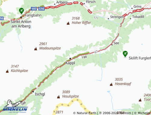 MICHELIN Brandau map - ViaMichelin