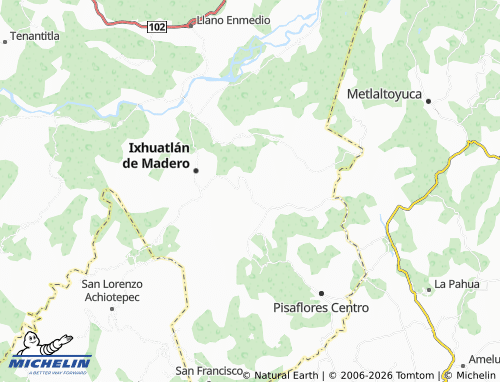 Mapa MICHELIN Tepozuapan - ViaMichelin