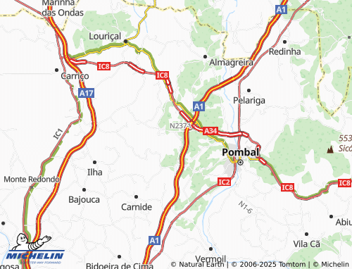 Carte MICHELIN Barroco - ViaMichelin