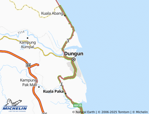 MICHELIN Taman Teluk Lipat map - ViaMichelin