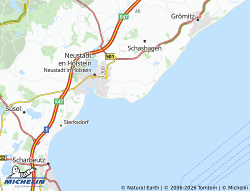 MICHELIN Pelzerhaken map - ViaMichelin