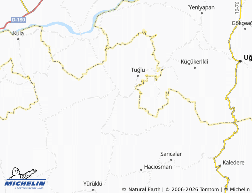 MICHELIN Yirce map - ViaMichelin