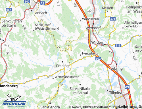 MICHELIN Flüssing map - ViaMichelin
