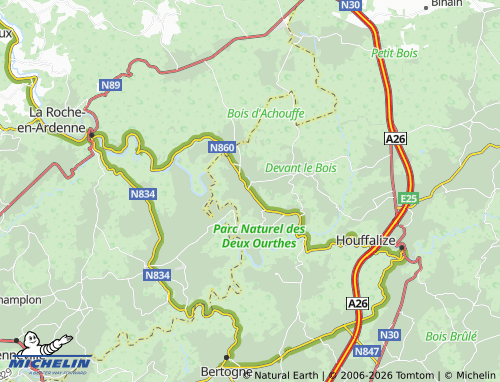 Mappa MICHELIN Nadrin - ViaMichelin