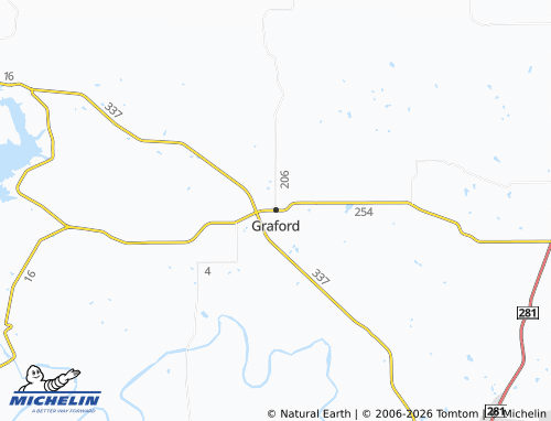 Carte MICHELIN Graford - ViaMichelin