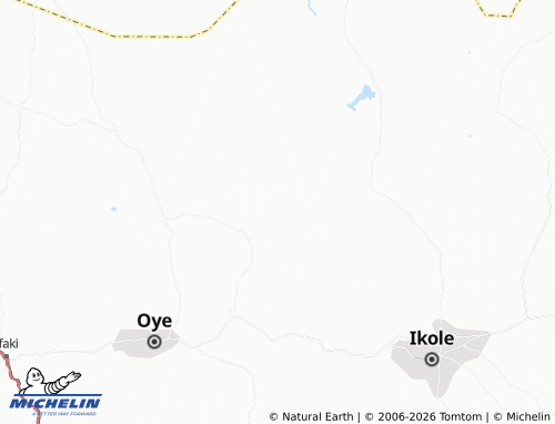 Mappa MICHELIN Omu-Ekiti - ViaMichelin