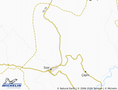 MICHELIN Eşikli map - ViaMichelin